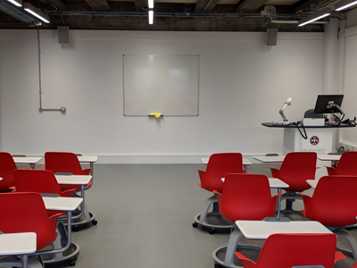 2.3 is a Tutorial Room located on the 2nd level of Lister Learning and Teaching Centre