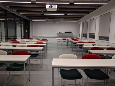 3.2 is a Tutorial Room located on the 3rd level of Lister Learning and Teaching Centre