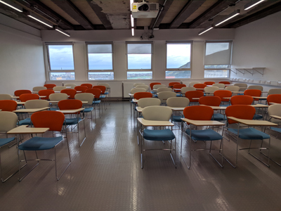 4.3 is a Tutorial Room located on the 4th level of Lister Learning and Teaching Centre